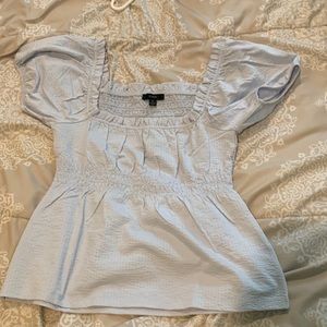 j.Crew light blue size small blouse new with tags.